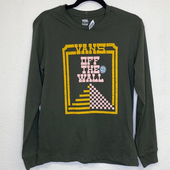 Vans Tops - Vans Long Sleeve Tee Size XS NWT